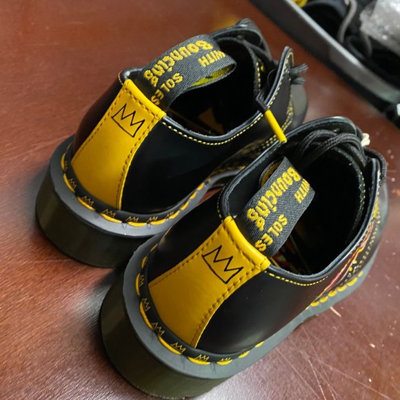 Dr. Martens x Jean Michel Unisex Black Basquiat II 1461 Oxford Shoes Sz M4 W5 main image 5